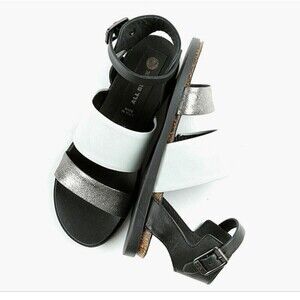 All Black LILIMILL sandals size 8.5